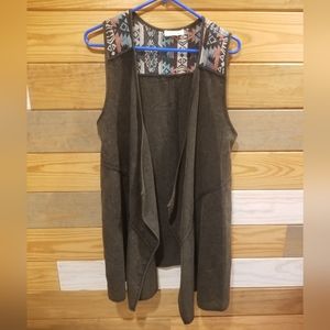 Long vest EUC size M